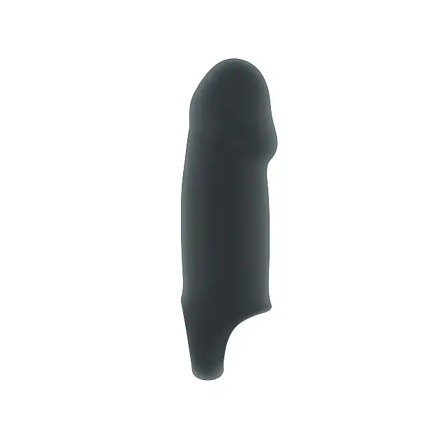 Sono - Stretchy Thick Penis Extension No. 37. Przezroczysta nakładka. Ekstra powiększenie i pogrubienie penisa. 100% satysfakcji!