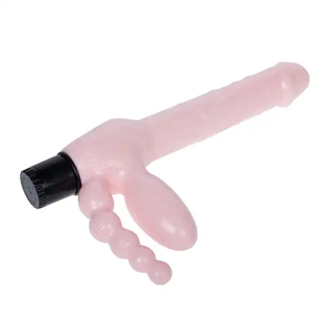 Super Strapless Dildo - Wibrujące dildo do podwójnej stymulacji. Jak strap on! Mega Sale!