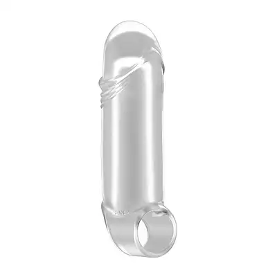 Sono - Stretchy Thick Penis Extension No. 35. Świetna nakładka na penisa. Efekt ultra pogrubienia! 