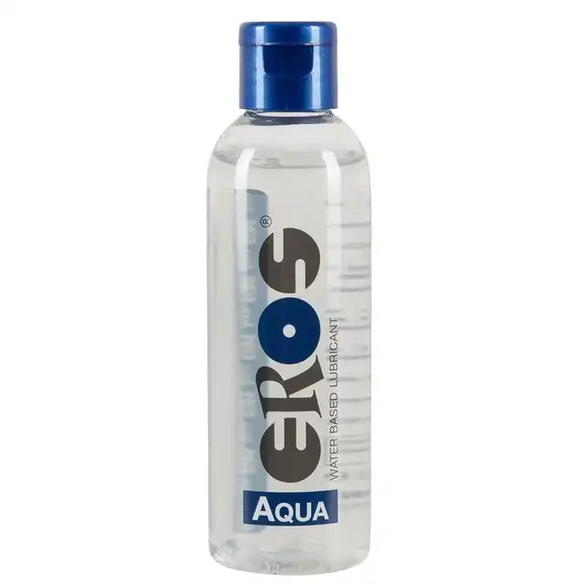 Eros - Aqua Flasche 100 ml. Bezbarwny lubrykant na bazie wody o przyjemnej formule 