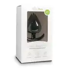 Easy Toys - Black Anchor Buttplug Medium. Czarny plug z kotwicą, bezpieczna zabawka analna. 