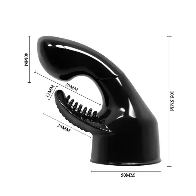 Power Head - Dual Stimulation Wang Massager Head. Stymulująca podwójnie końcówka do masażera. 