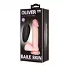 Baile - Oliver. Elastyczne dildo wibrujące UltraSkyn, sterowane pilotem. 
