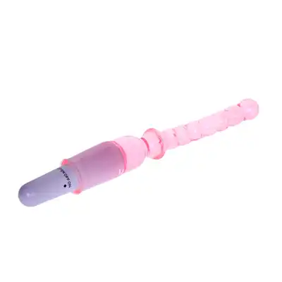 Baile - Anal Vibrator. Specjalnie wyprofilowany wibrator analny. Koraliki stymulujące. 