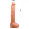 Top Sex Toy - Penis. Duży penis z kręgosłupem. Zmysłowe wibracje. 