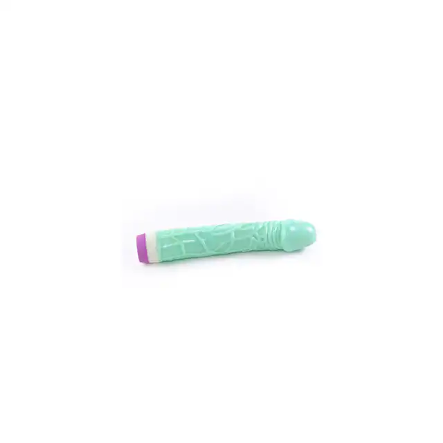 Fantasy Vibe - Multi Speed Vibrator. Zielony wibrator w kształcie penisa. 