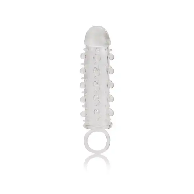 Calexotics - Stymulator-Stud Extender - przezroczysta przedłużka na penisa z wypustkami