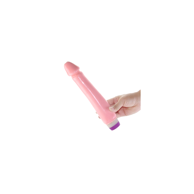Multi Speed Flexible Vibrator - Cielisty wibrator z gładkiego silikonu. 21 cm.