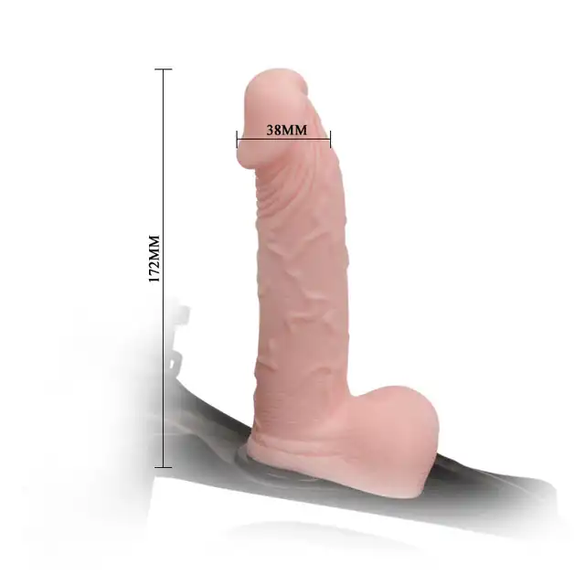 Ultra Harness - Inflatable Pump Strap On. Niezwykły strap on z pompowanym dildo!