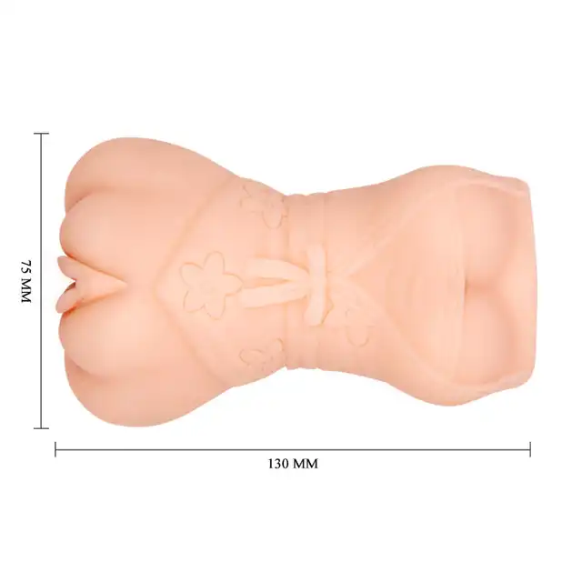 Crazy Bull - 3D Vagina - masturbator z realistyczną waginą oraz piersiami. Wcięcie w talii do łatwego trzymania