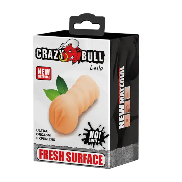 Crazy Bull - Leila. Sztuczna wagina. Bezzapachowy materiał.
