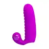 Pretty Love - Abbott. Double Finger Silicone Vibrator. Zgrabny i miękki wibrator na palec. 