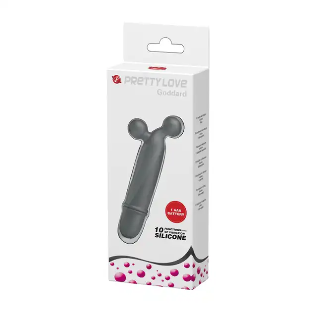 Pretty Love - Goddard Hot Black. Mini wibrator, 10 funkcji wibracji, najwyższej jakości wykonanie. 