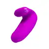 Pretty Love - Abbott. Double Finger Silicone Vibrator. Zgrabny i miękki wibrator na palec. 