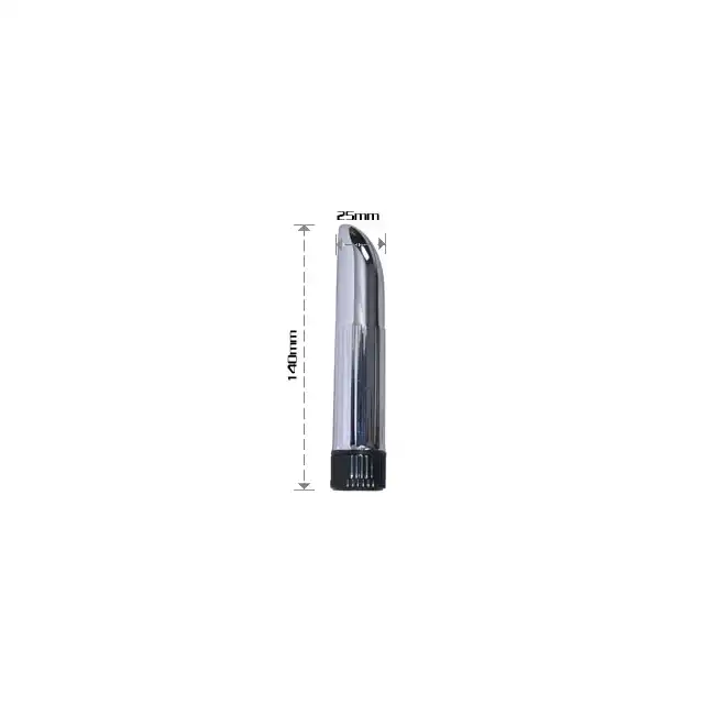 Mini Vibrator - Silver Steel. Mały srebrny wibrator. Płynna regulacja podczas dyskretnej zabawy. 