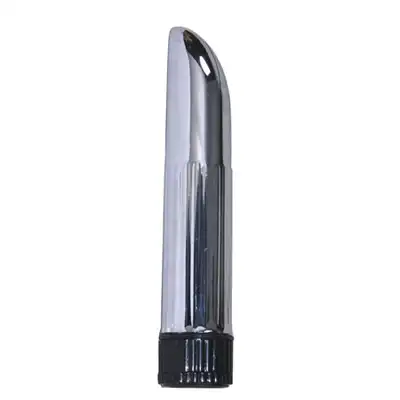 Mini Vibrator - Silver Steel. Mały srebrny wibrator. Płynna regulacja podczas dyskretnej zabawy. 