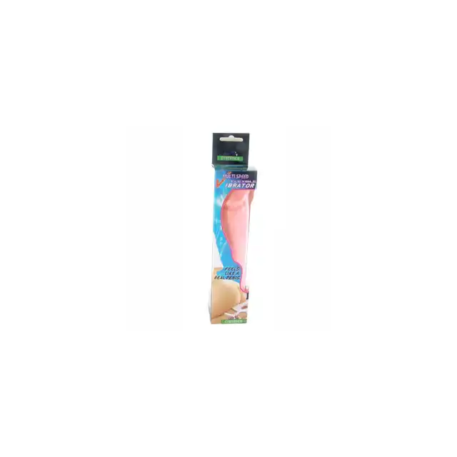 Multi Speed Flexible Vibrator - Cielisty wibrator z gładkiego silikonu. 21 cm.