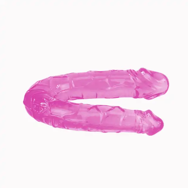 Double Dong - Podwójne dildo do penetracji 2 w 1. Różne końcówki, żelowy materiał. 