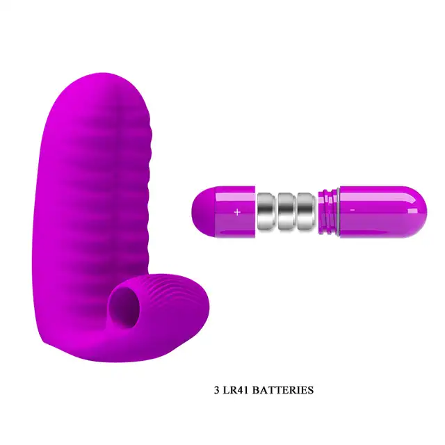 Pretty Love - Abbott. Double Finger Silicone Vibrator. Zgrabny i miękki wibrator na palec. 