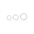 Calexotics - Silicone Support Rings Clear - zestaw 3 ringów na penisa. Zwiększona erekcja gwarantowana