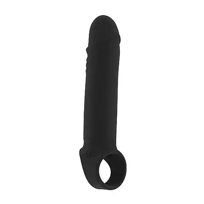 Sono - Stretchy Penis Extension No. 31. Najlepsza nakładka na penisa, silikon premium! Wydłużenie i pogrubienie. 