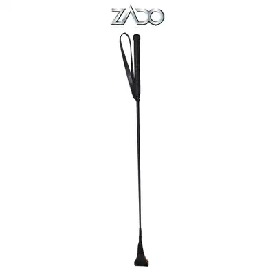 Zado - Leather Crop Black - czarna, skórzana packa. Podkręcona sesja BDSM.