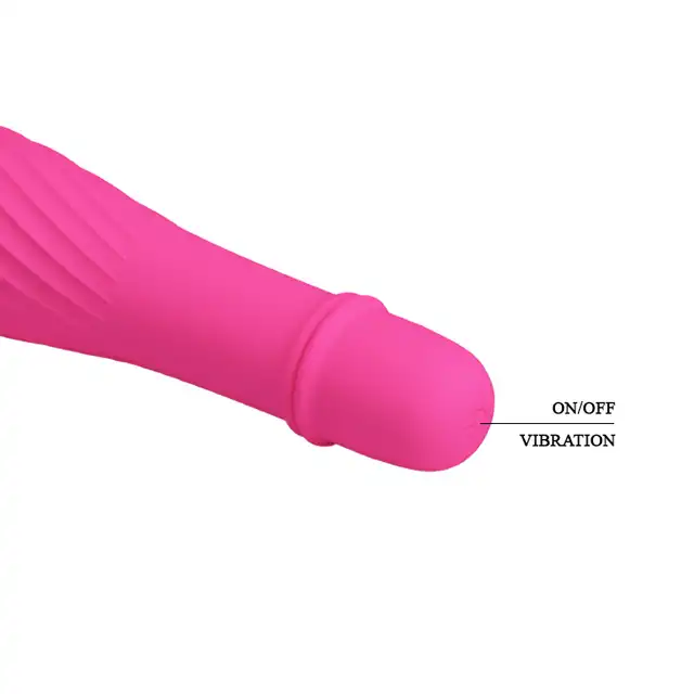 Pretty Love - Solomon Hot Pink. Klasyczny różowy wibrator z pogrubioną końcówką. 