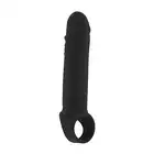 Sono - Stretchy Penis Extension No. 31. Najlepsza nakładka na penisa, silikon premium! Wydłużenie i pogrubienie. 
