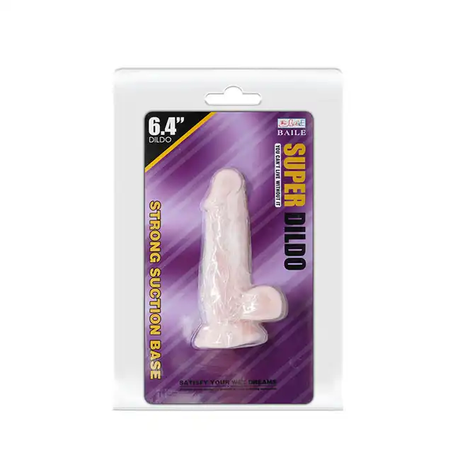 Super Dildo - Realistyczne, cieliste dildo 6.4". 