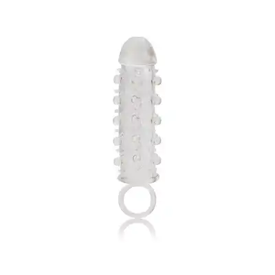 Calexotics - Stymulator-Stud Extender - przezroczysta przedłużka na penisa z wypustkami