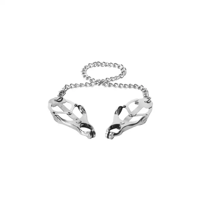 Master Series - Sterling Monarch Nipple Vice. Silne klamerki na sutki. Idealne dla zaawansowanych. 