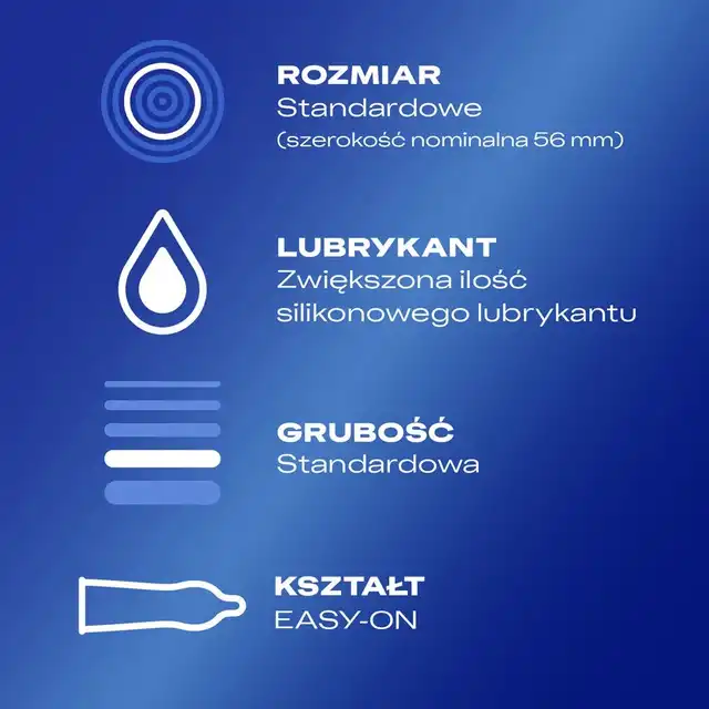 Durex Classic 12 szt. Easy-on.  Klasyczny bestseller światowej marki.