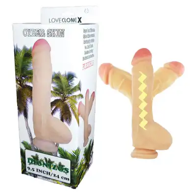 LoveClonex - Dionizos Cyberskin. Super realistyczne, wielkie dildo. 24 cm.