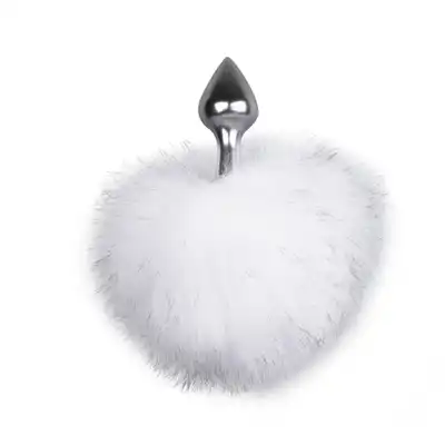 Easy Toys - Bunny Tail Plug. Wtyczka z miękką, króliczą kitką.
