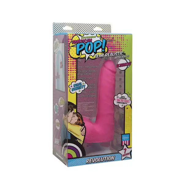 American Pop! - Revlution. Realistyczne dildo z przyssawką.