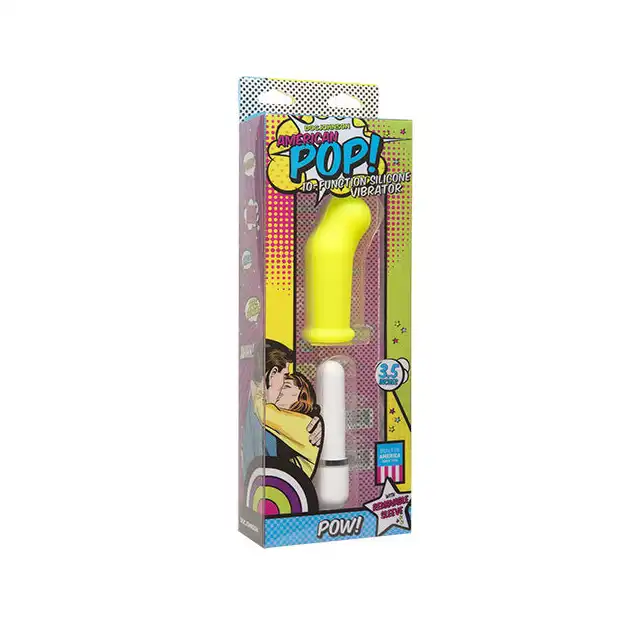American Pop! - Pow! Pocisk wibrujący z silikonową nakładką.