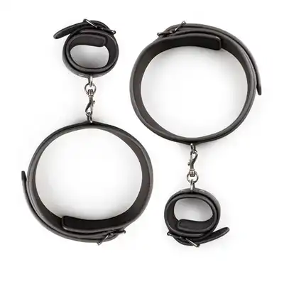 Easy Toys - Thigh &amp; Wrist Cuff Restraint Set. Pasy na uda z mankietami na nadgarstki.