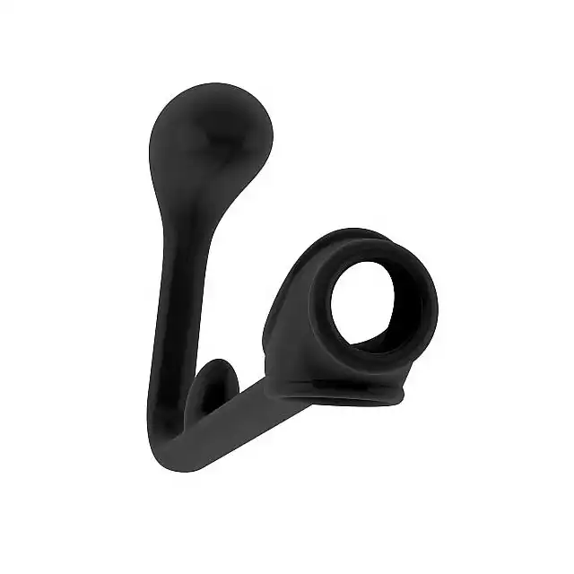 Sono - Butt Plug With Cockring № 3. Wtyczka analna z ringiem na penisa. Silikon medyczny.