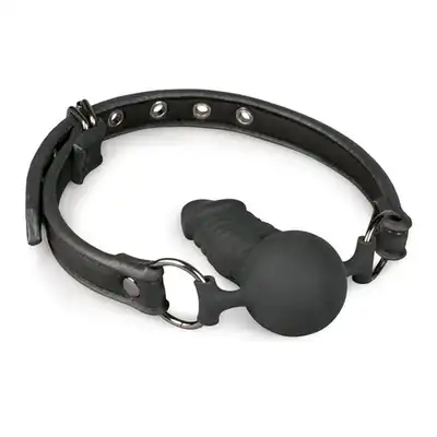 Easy Toys - Pecker Gag. Knebel z penisem. Silikon medyczny.