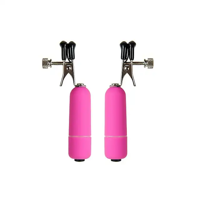 Ouch! - Vibrating Nipple Clamps. Wibrujące klamerki na sutki.