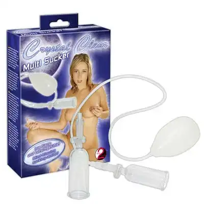 You2Toys - Crystal Clear Multi Sucker.  Pompka do łechtaczki i sutków.
