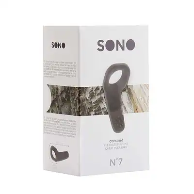 Sono - Cockring № 7. Elastyczny ring na penisa, silikon medyczny.