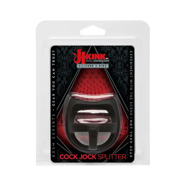 Kink by DocJohnson - Cock Jock Splitter. Ring na penisa, rozdziela jądra.
