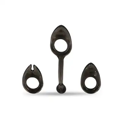 Seven Creations - Expandable Cock Rings. Zestaw trzech różnych ringów na penisa.