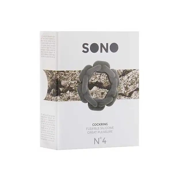 Sono - Cockring № 4. Elastyczny ring na penisa, silikon medyczny.