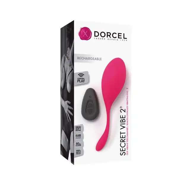 Dorcel - Secret Vibe 2. Silikonowe jajeczko wibrujące.