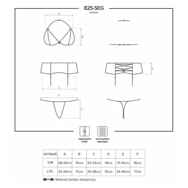 Obsessive - 825-SEG-6 komplet.