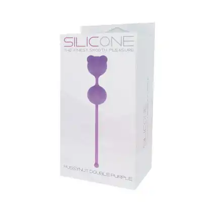 Silicone - Pussynut Double Purple. Kulki Gejszy.