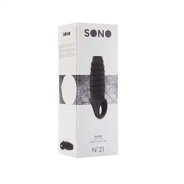 Sono - Sleeve № 21. Nakładka powiększająca penisa.