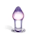 Gläs - Amethyst Rain Butt Plug. Szklana wtyczka analna.